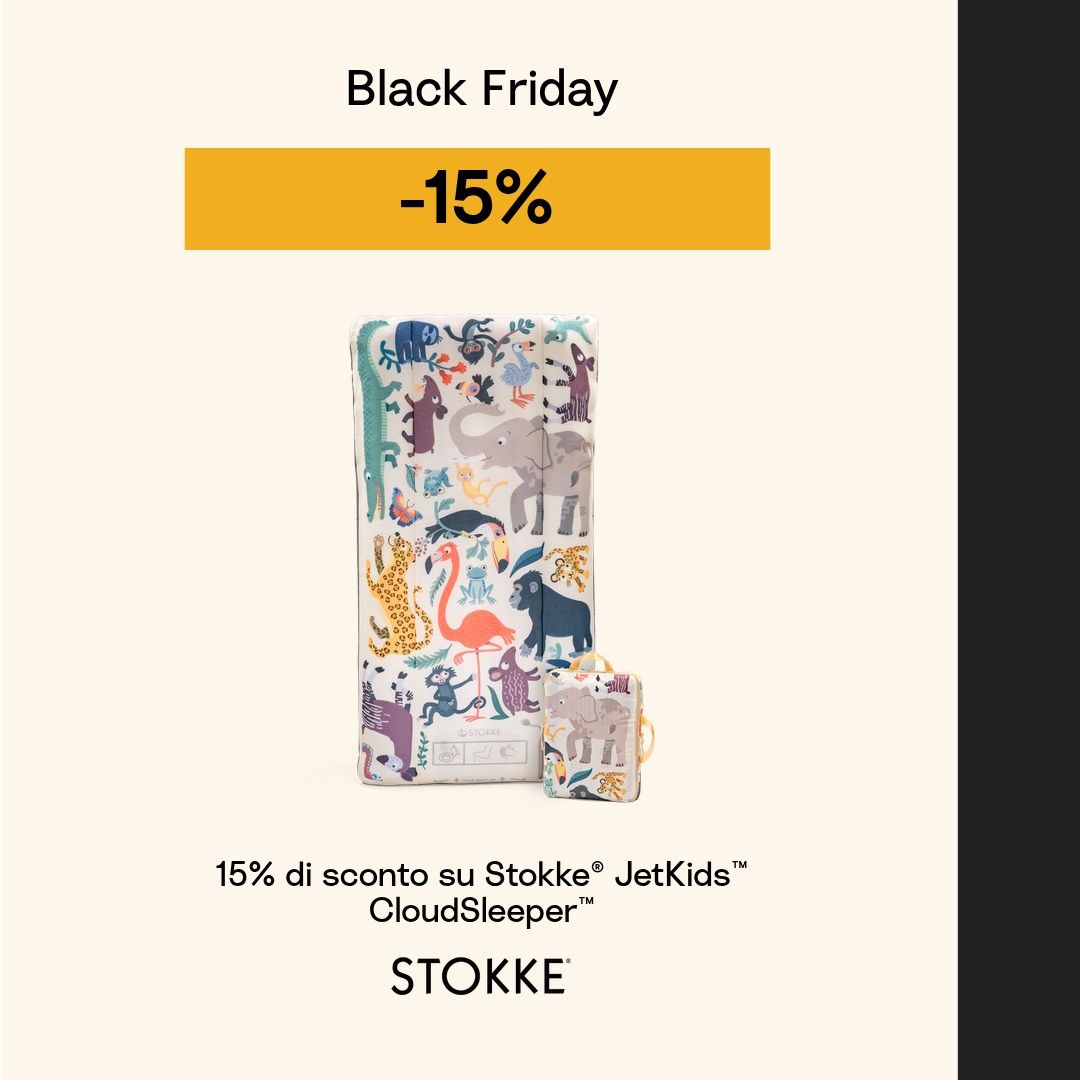 Black Friday Stokke: -15% su Stokke® JetKids™ CloudSleeper™