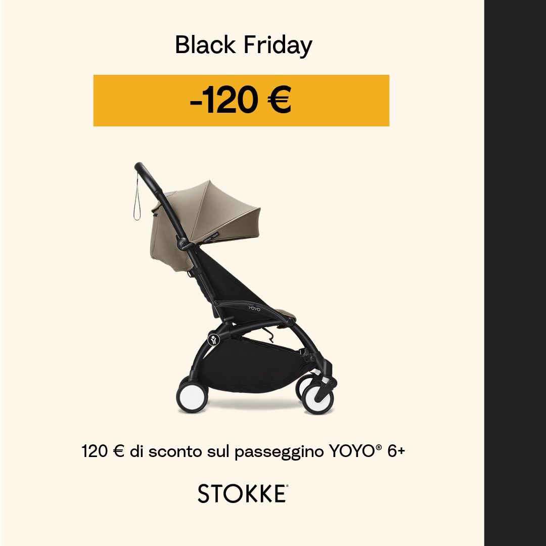 Black Friday Stokke: -120€ sul passeggino YOYO® 6+