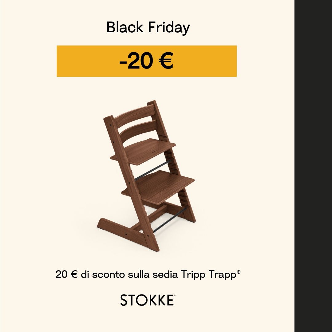 Black Friday Stokke: -20€ sulla sedia Tripp Trapp
