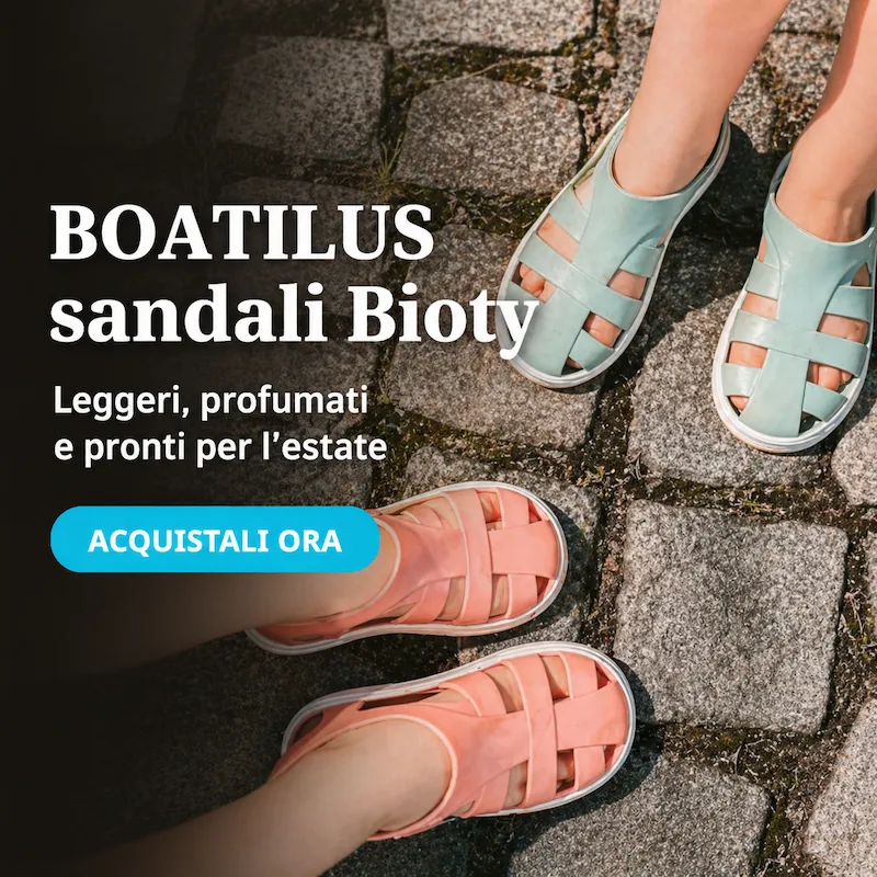 Boatilus sandali Bioty leggeri e profumati per l’estate