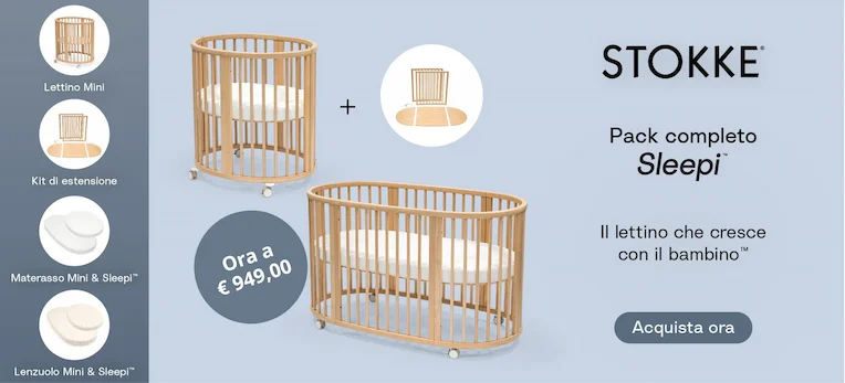 Sleepi™ Bundle completo: culla, lettino, materassi e lenzuola