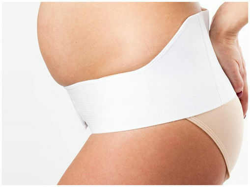 Immagine di Mysanity fascia gravidanza sostegno lombare bianco taglia L - Intimo mamma