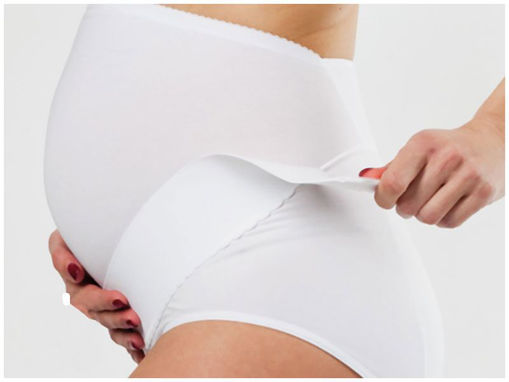 Immagine di Mysanity Guaina Gestante regolabile con sostegno bianco taglia S - Intimo e notte mamma