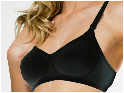 Immagine di Mysanity reggiseno allattamento supporto extra "fibra di bamboo" nero taglia III° - Intimo mamma