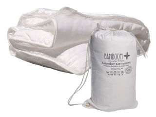 Immagine di Bamboom piumino per lettino NatureSoft bianco 135x100 cm - Corredino nanna