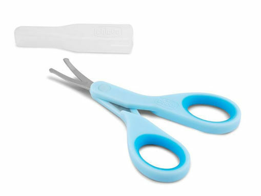Immagine di Chicco forbicine neonato azzurro - Accessori per il bagnetto