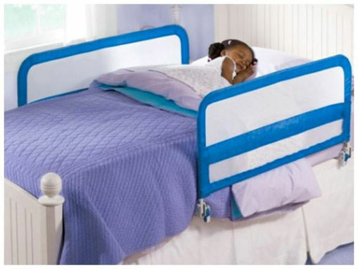 Immagine di Summer Infant doppia spondina da letto blu - Barriere letto