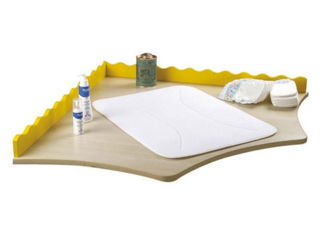 Immagine di Baby's Clan materassino fasciatoio da viaggio bianco - accessori