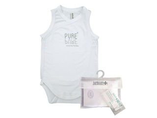 Immagine di Bamboom body bianco canottiera tg 0-1 mesi - Body neonato