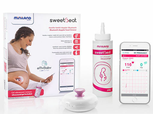 Immagine di Miniland SweetBeat ascoltabattiti - doppler bluetooth con connessione a EmyBaby - Baby monitor