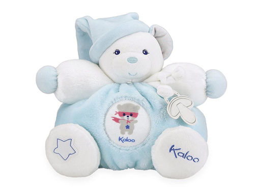 Immagine di Kaloo Peluche orsetto azzurro medio - Peluches