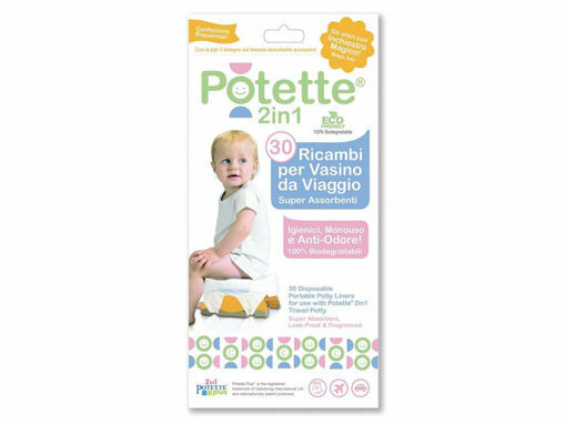 Immagine di Potette ricambi monouso per vasino 30 pz - Vasini e riduttori