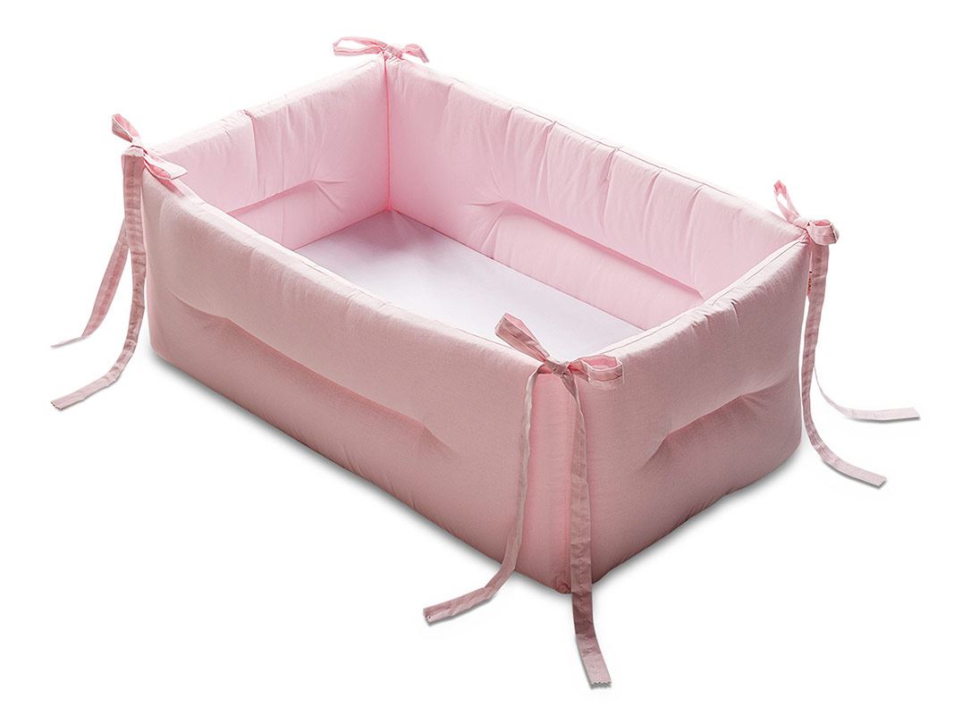 180x15 cm Rosa Sfoderabile Italbaby 722.9999-1 Riduttore per Lettino a Cilindro 