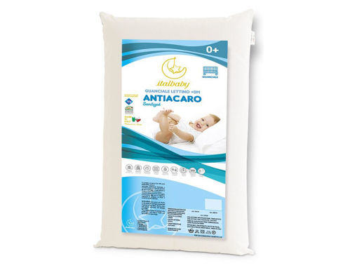 Cuscino Antiacaro Per Lettino Neonato - Cotone Traspirante, Senza BPA, Made In Italy, Protezione Allergie
