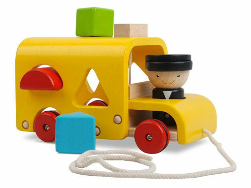 Immagine di PlanToys bus con cubetti - Educativi