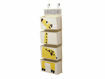 Immagine di 3 Sprouts organizer da muro 4 tasche giraffa giallo - Accessori vari