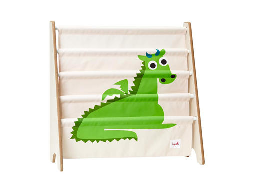 Immagine di 3 Sprouts libreria frontale montessoriana drago verde - Accessori vari