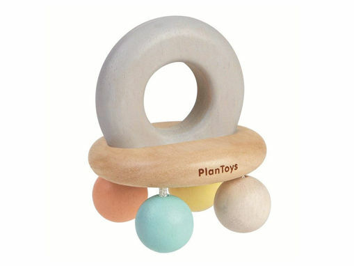 Immagine di PlanToys sonaglio con palline pastello - Giochi educativi