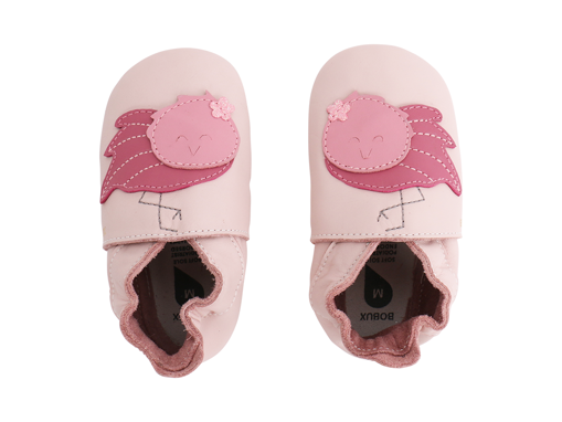 Immagine di Bobux scarpa neonato Soft Sole tg. L fenicottero rosa chiaro - Scarpine neonato