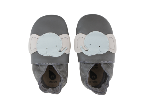 Immagine di Bobux scarpa neonato Soft Sole tg. S elefante grigio - Scarpine neonato