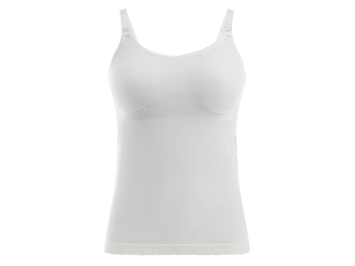 Immagine di Medela top per gravidanza e allattamento bianco tg. XL - Intimo mamma