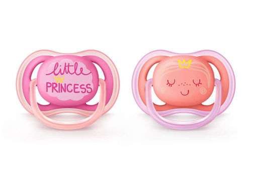 Immagine di Avent Philips 2 ciucci Ultra Air 6-18 m princess - Ciucci