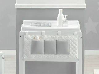 Immagine di Erbesi sacca portaoggetti bianco grigio - Accessori per il bagnetto