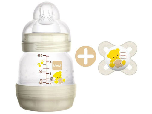 MAM biberon Easy Start 130 ml + ciuccio Start 0+ prezzo 5,99 €