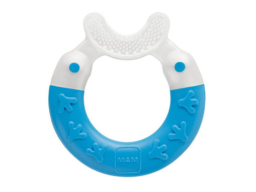 Immagine di MAM massaggiagengive Bite & Brush azzurro - Massaggiagengive