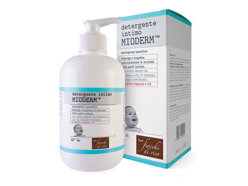 Immagine di Fiocchi di Riso detergente intimo Mioderm 2 pz da 240 ml - Creme bambini