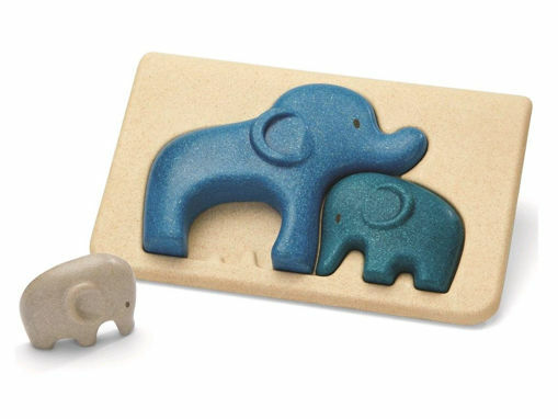 Immagine di Plan Toys elephant puzzle  - Giocattoli in legno