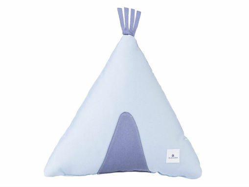 Immagine di Alondra cuscino decorativo Tenda indiana blu - Materassi e cuscini