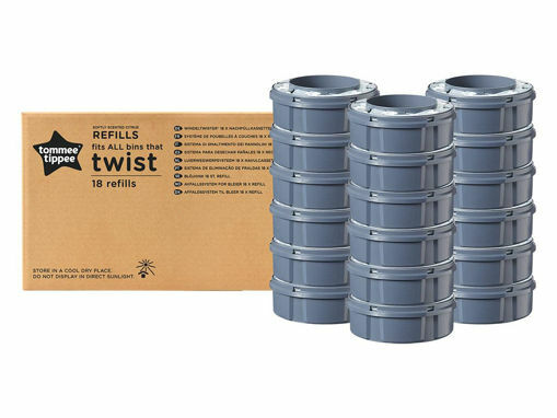 Immagine di Tommee Tippee ricariche Sangenic Twist & Click 18 pz - Getta pannolini