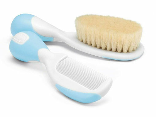 Immagine di Chicco nuova Spazzola e Pettine azzurro - Accessori per il bagnetto