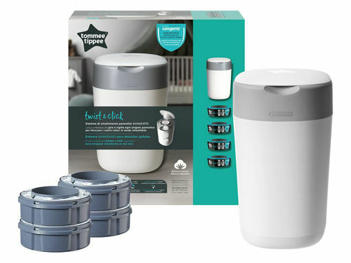 Immagine di Tommee Tippee contenitore getta pannolini Sangenic Twist & Click special kit + 4 ricariche - Getta pannolini