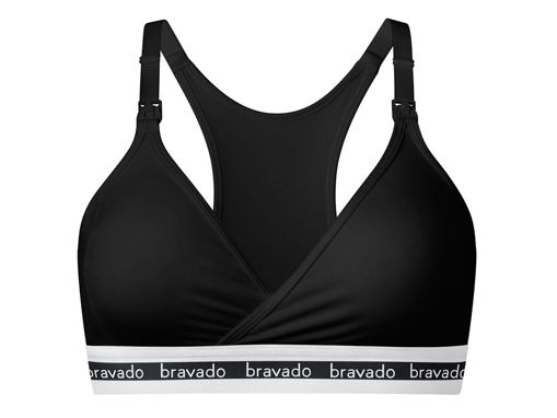 Immagine di Bravado reggiseno gravidanza e allattamento Original nero tg XL - Intimo mamma