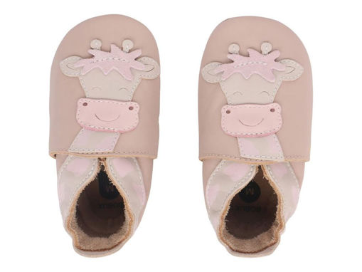 Immagine di Bobux scarpa neonato Soft Sole tg. M giraffa beige - Scarpine neonato