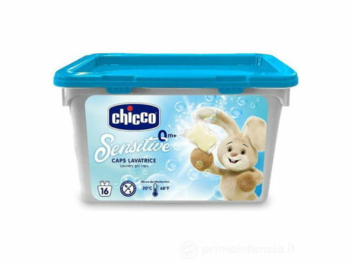 Immagine di Chicco Sensitive caps per lavatrice 16 pz - Eco detergenti