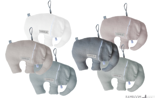 Immagine di Bamboom cuscinetto decorativo Elefante New Vintage sabbia - Accessori vari