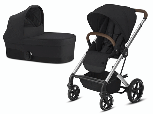 Immagine di Cybex duo Balios S Lux silver-deep black - Passeggini trio e duo