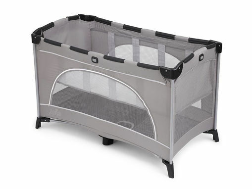 Lettino Da Viaggio Pieghevole GIOJOY - Blu Con Borsa Trasporto, Rete Laterale E Ruote - Foto 2