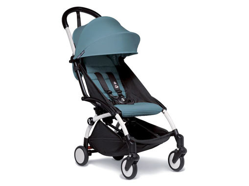 Immagine di Babyzen passeggino Yoyo2 6+ bianco-aqua - Passeggini leggeri