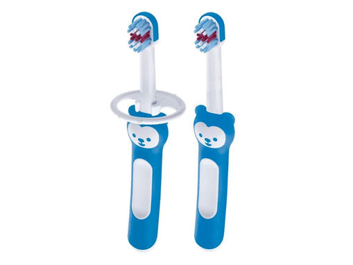 Immagine di MAM set spazzolini Baby's Brush azzurro - Accessori vari