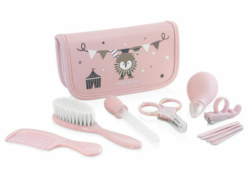 Immagine di Miniland kit completo per il baby care Baby Kit rosa - Accessori e giochi