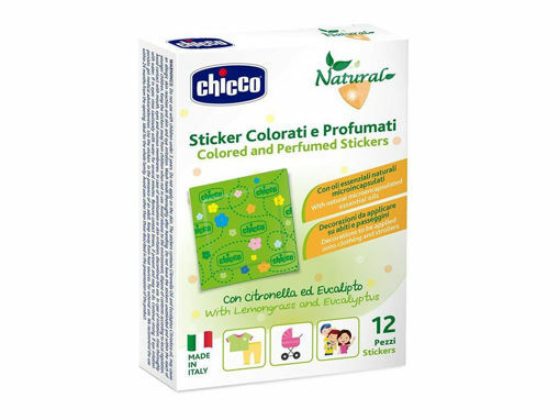 Immagine di Chicco sticker colorati e profumati 12 pz - Antizanzare