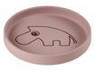 Immagine di Done by Deer piatto in silicone alimentare Zebee rosa cipria