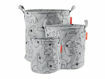 Immagine di Done by Deer cesto porta oggetti con manici Contour 3 pz grigio - Portagiochi