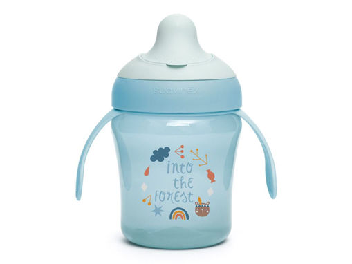 Immagine di Suavinex tazza antigoccia Forest 200 ml azzurro - Tazze e bicchieri