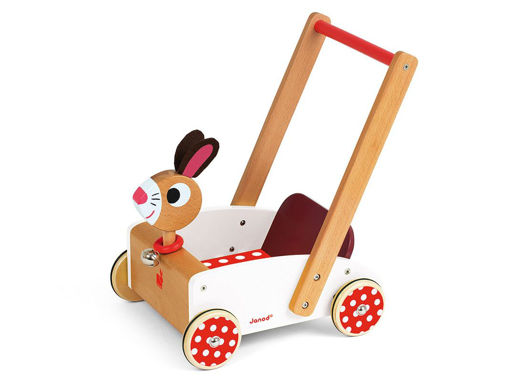 Immagine di Janod carretto in legno Crazy Rabbit - Educativi