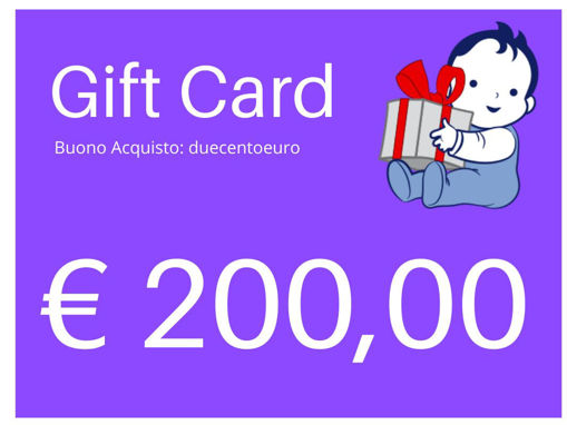 Immagine di Gift Card Nidodigrazia da 200 Euro - Gift Card